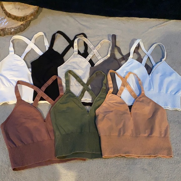 NEW- 🌺free people good karma cros back tank - Picture 3 of 17